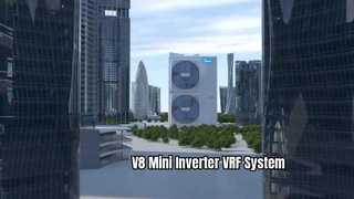 Ультракомпактная мини-система VRF V8 | Мощный комфорт для современных вилл